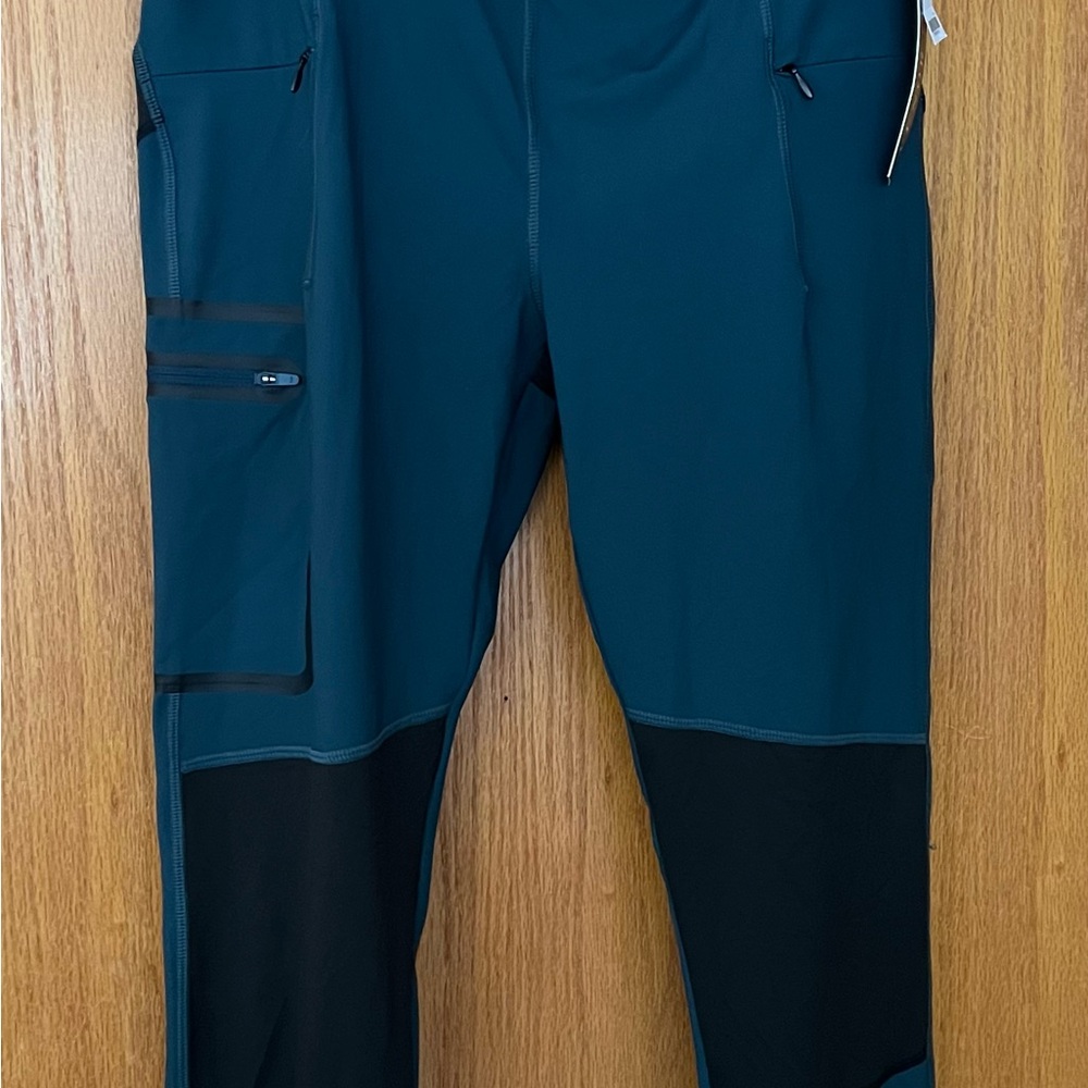 Venor Ladies Teal and Black Leggings